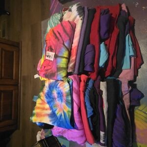 New Never Worn Lot Of 25 T-Shirts Small, Medium, & Large. Variety/Bulk